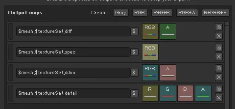 Substance Painter export-presets for CryEngine