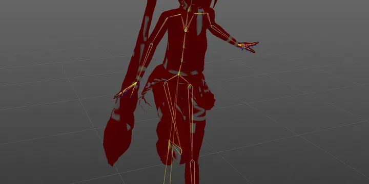 【CryENGINE】FBXでキャラクターをインポート