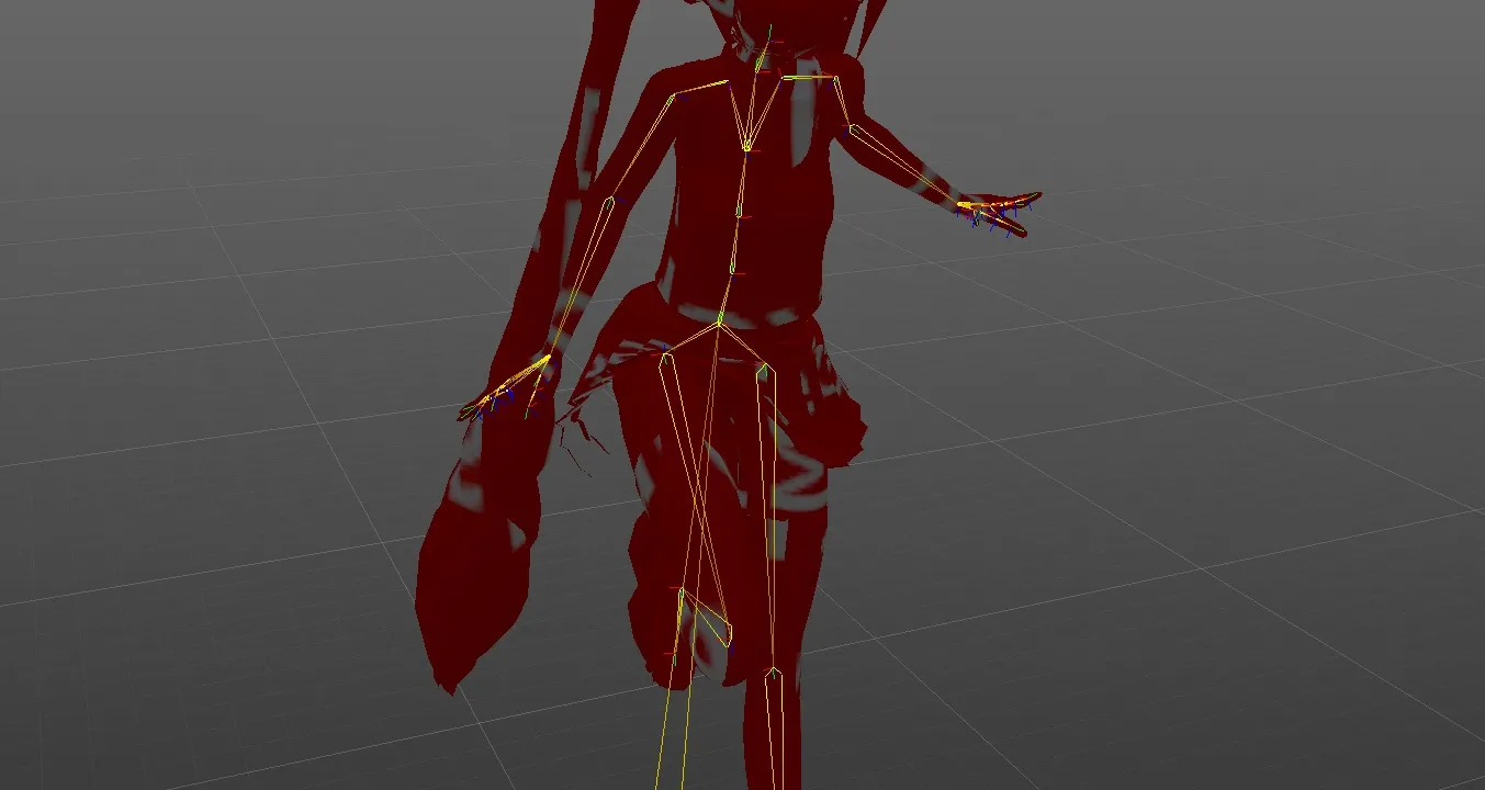 【CryENGINE】FBXでキャラクターをインポート