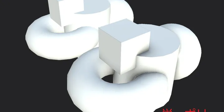 【Substance Painter】AOベイク時の設定、Only Same Mesh Name