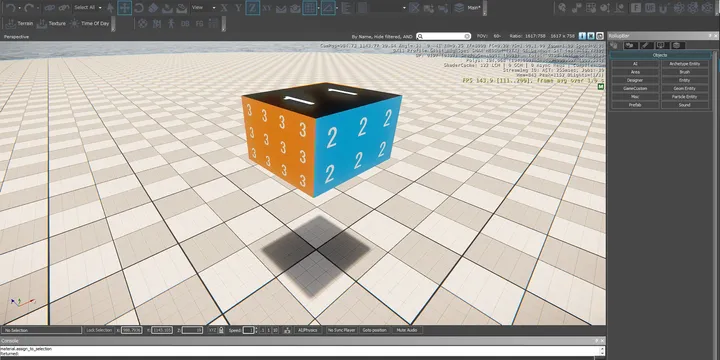 【CryENGINE】インポート・衝突判定について（2）