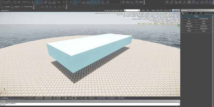 【CryENGINE】インポート・衝突判定について（1）